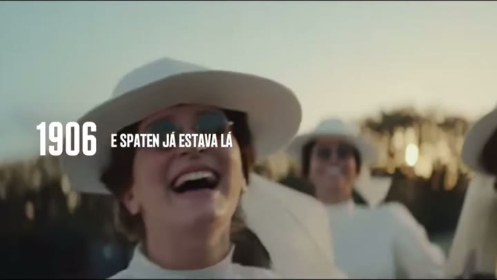 Bruna Pazinato no filme publicitário da Spaten